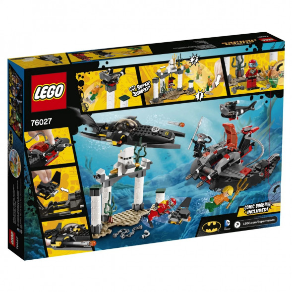 Конструктор LEGO Super Heroes 76027 Глубоководная атака Черного Манта в Махачкале