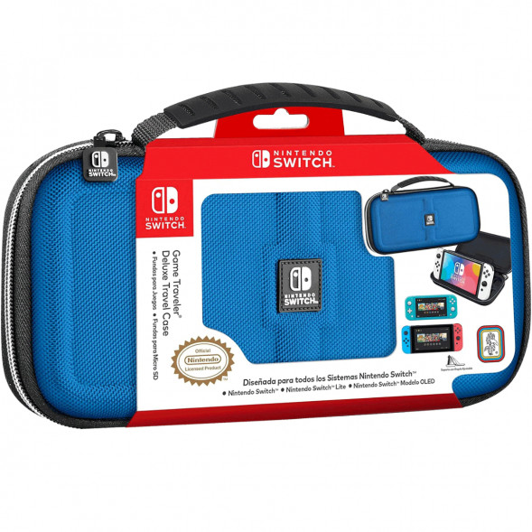 Чехол BIG BEN Deluxe для Nintendo Switch/OLED/Lite, синий в Махачкале