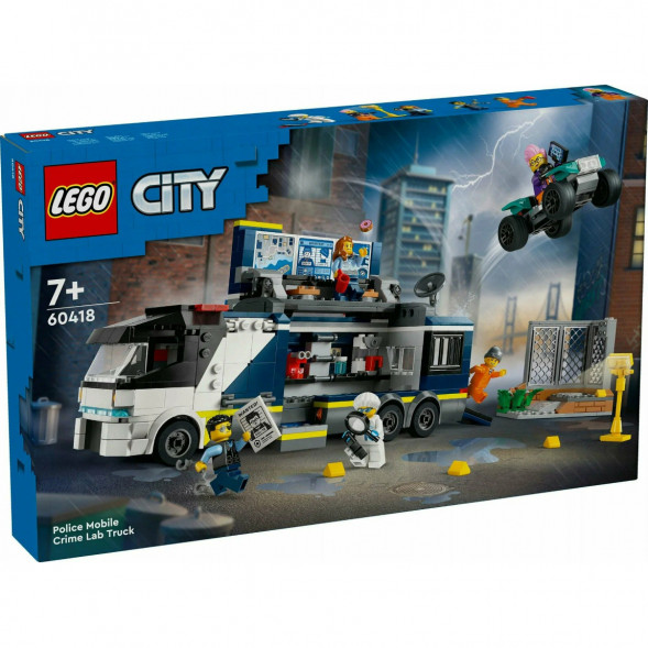 Конструктор LEGO City 60418 Полицейский грузовик криминалистической лаборатории в Махачкале