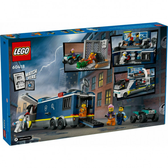 Конструктор LEGO City 60418 Полицейский грузовик криминалистической лаборатории в Махачкале