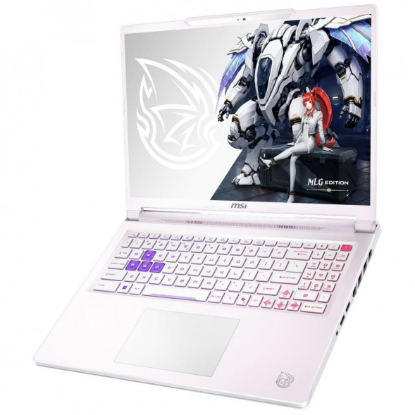 Ноутбук MSI Crosshair A16 HX MLG Edition E8WGXK-089XRUY (16&amp;quot;, IPS, AMD Ryzen 9 8940HX 2.4ГГц, 16 ядер, 16ГБ DDR5, 1ТБ SSD, NVIDIA GeForce RTX 5070 - 12 ГБ, без ОС), белый в Махачкале