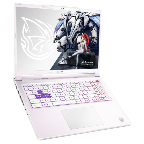 Ноутбук MSI Crosshair A16 HX MLG Edition E8WGXK-089XRUY (16&amp;quot;, IPS, AMD Ryzen 9 8940HX 2.4ГГц, 16 ядер, 16ГБ DDR5, 1ТБ SSD, NVIDIA GeForce RTX 5070 - 12 ГБ, без ОС), белый в Махачкале