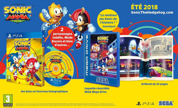 Игра Sonic Mania Plus (+ Артбук) [PS4, русские субтитры] в Махачкале