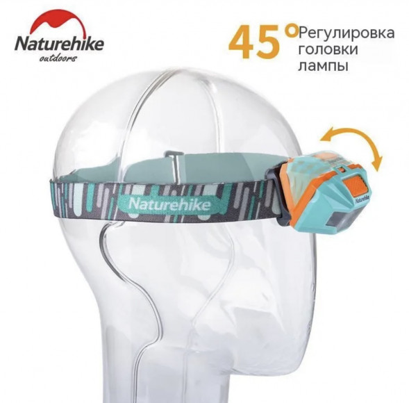 Налобный фонарь Naturehike TD-02, голубой в Махачкале