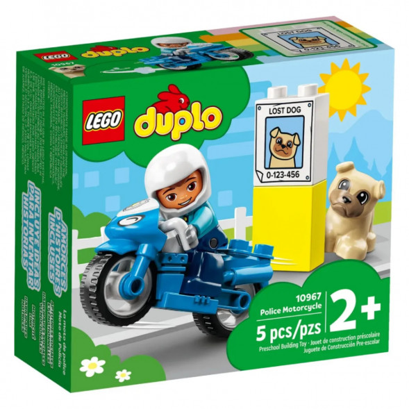 Конструктор LEGO DUPLO 10967 Полицейский мотоцикл в Махачкале