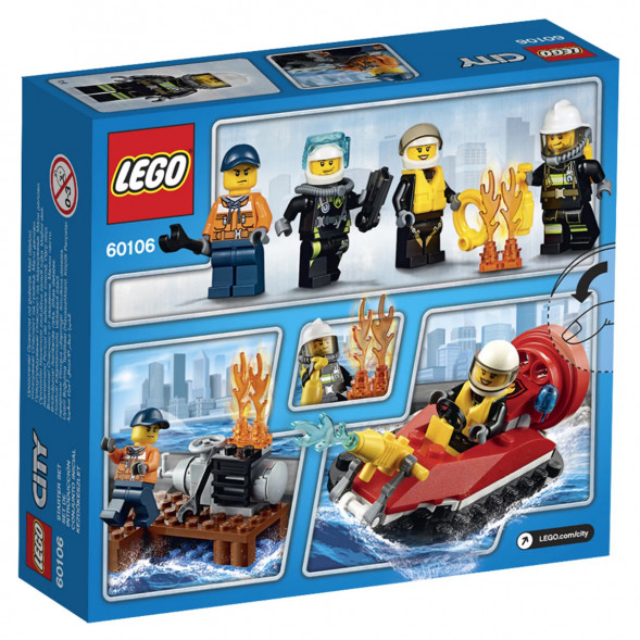 Конструктор LEGO City Fire 60106 Пожарная охрана в Махачкале
