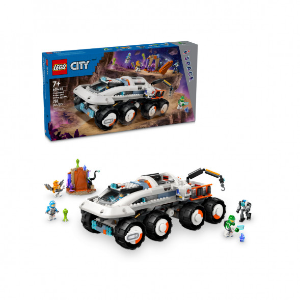 Конструктор LEGO City 60432 Командный вездеход и кран-погрузчик в Махачкале
