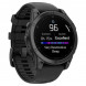 Умные часы Garmin Fenix E 47мм Amoled Slate Grey Steel с чёрным силиконовым ремешком 010-03025-01 в Махачкале