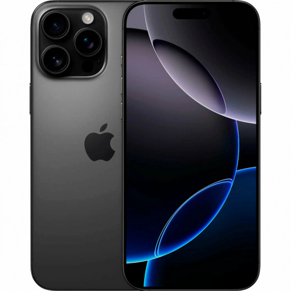 Смартфон Apple iPhone 16 Pro Max (nano SIM+eSIM) 512ГБ, Black Titanium в Махачкале