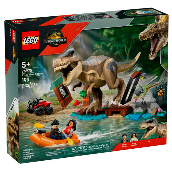 Конструктор LEGO Jurassic World 76975 Побег по реке от ти-рекса в Махачкале