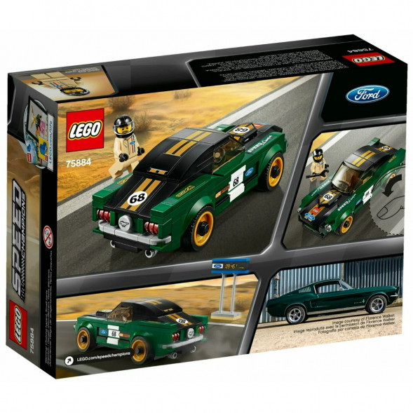 Конструктор LEGO Speed Champions 75884 1968 Ford Mustang Fastback в Махачкале