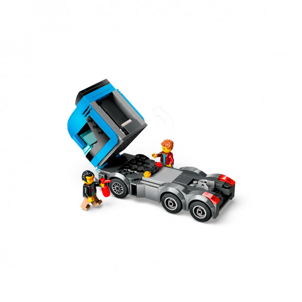 Конструктор LEGO City 60408 Грузовик-автовоз со спортивными автомобилями в Махачкале