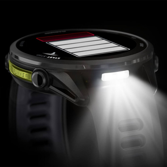Умные часы Garmin Forerunner 970 Carbon Gray DLC Titanium ремешок Black/Translucent Whitestone 010-02969-10 в Махачкале