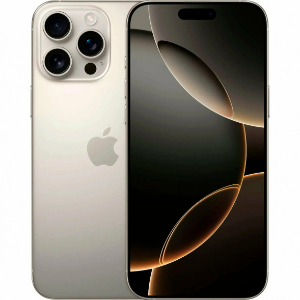 Смартфон Apple iPhone 16 Pro Max (nano SIM+eSIM) 256ГБ, Natural Titanium в Махачкале