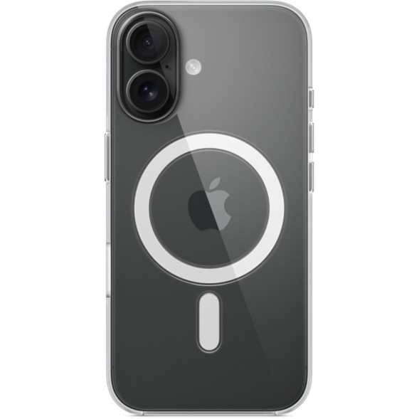 Чехол Apple Clear Case with MagSafe для iPhone 16 Plus, прозрачный (MA7D4ZM/A) в Махачкале