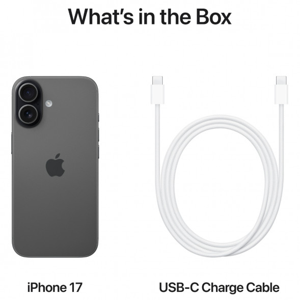 Смартфон Apple iPhone 17 512GB eSim, Black в Махачкале