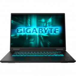 Ноутбук Gigabyte Gaming A16 GA63H (3WHK3EE894SH) (16", IPS, AMD Ryzen 7 260 3.8ГГц, 8 ядер, 16ГБ DDR5, 1ТБ SSD, NVIDIA GeForce RTX 5070 - 8 ГБ, Windows 11 Home), черный