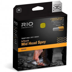 Леска RIO InTouch Mid Head Spey 10/11F 785gr, Green/Orange/Straw