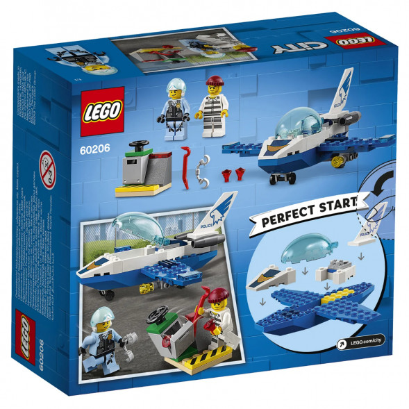 Конструктор LEGO City Police 60206 Воздушная полиция: патрульный самолет в Махачкале