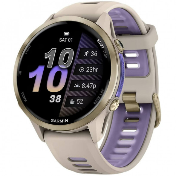Умные часы Garmin Forerunner 970 Soft Gold Titanium/French Gray Translucent Indigo Band 010-02969-12 в Махачкале