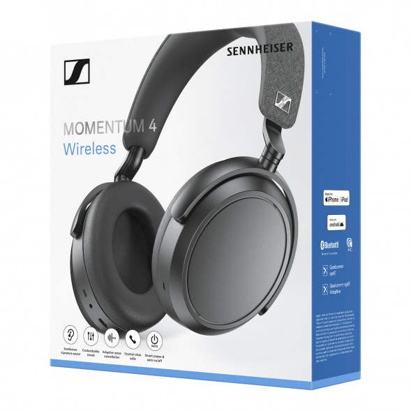 Беспроводные наушники Sennheiser Momentum 4 Wireless, Graphite в Махачкале