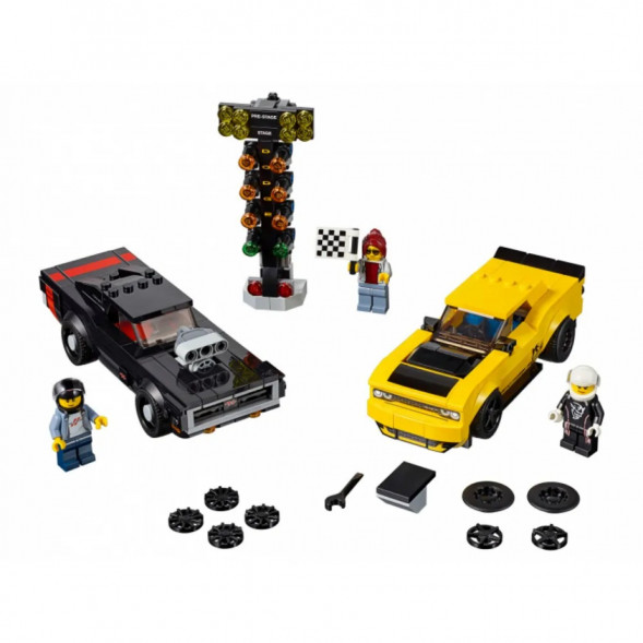 Конструктор LEGO Speed Champions 75893 2018 Dodge Challenger SRT Demon и 1970 Dodge Charger R/T в Махачкале