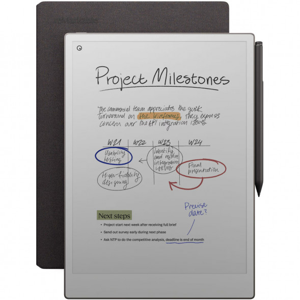 Графический планшет reMarkable Paper Pro + Стилус MarkerPlus + Чехол Book Folio Pro (Basalt) в Махачкале