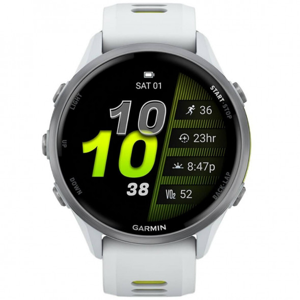 Умные часы Garmin Forerunner 970 Titanium Whitestone/Translucent Amp Yellow Band 010-02969-11 в Махачкале