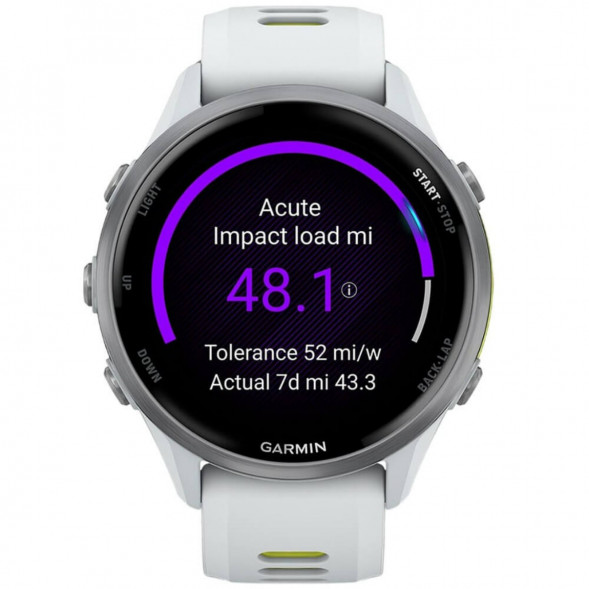 Умные часы Garmin Forerunner 970 Titanium Whitestone/Translucent Amp Yellow Band 010-02969-11 в Махачкале