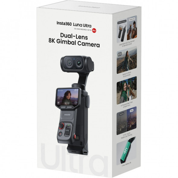 Экшн-камера Insta360 Luna Ultra Standard Combo, Cosmic Black в Махачкале