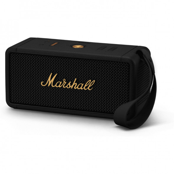 Портативная акустика Marshall Middleton, 60 Вт, черный и латунный в Махачкале