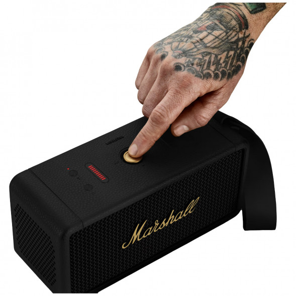 Портативная акустика Marshall Middleton, 60 Вт, черный и латунный в Махачкале