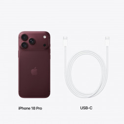 Смартфон Apple iPhone 18 Pro 1TB (eSIM), Burgundy