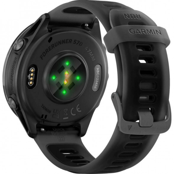 Умные часы Garmin Forerunner 570 47 мм Slate Grey Aluminium/Translucent Black 010-02971-00 в Махачкале