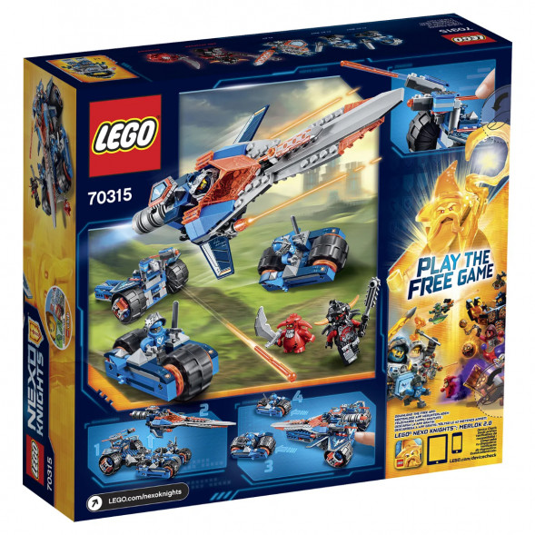 Конструктор LEGO Nexo Knights 70315 Устрашающий разрушитель Клэя в Махачкале