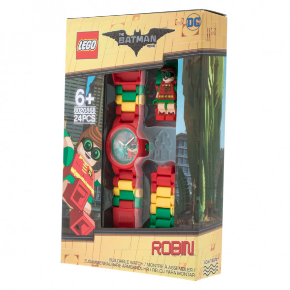 Часы LEGO Super Heroes 8020868 Batman Movie Робин с минифигуркой в Махачкале