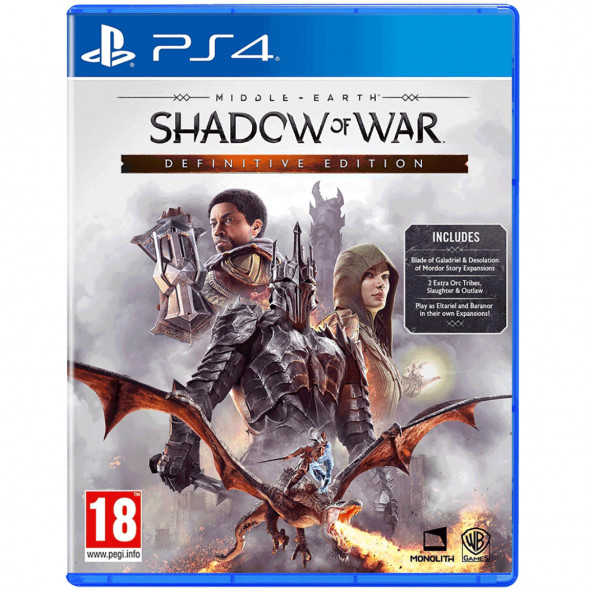 Игра Middle Earth: Shadow of War Definitive Edition [PS4, английская версия] в Махачкале