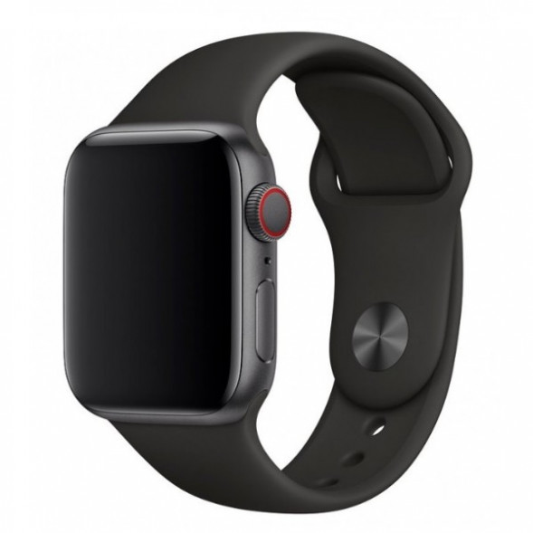 Ремешок для Apple Watch 44mm Black Sport Band (MTPL2ZM/A), черный в Махачкале