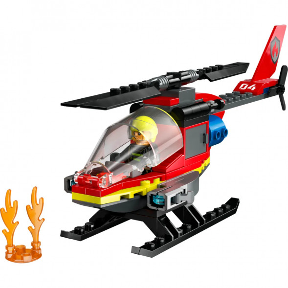 Конструктор LEGO City 60411 Пожарно-спасательный вертолет в Махачкале