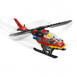 Конструктор LEGO City 60411 Пожарно-спасательный вертолет