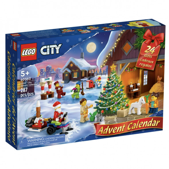 Конструктор LEGO City 60352 Рождественский новогодний календарь 2022 в Махачкале