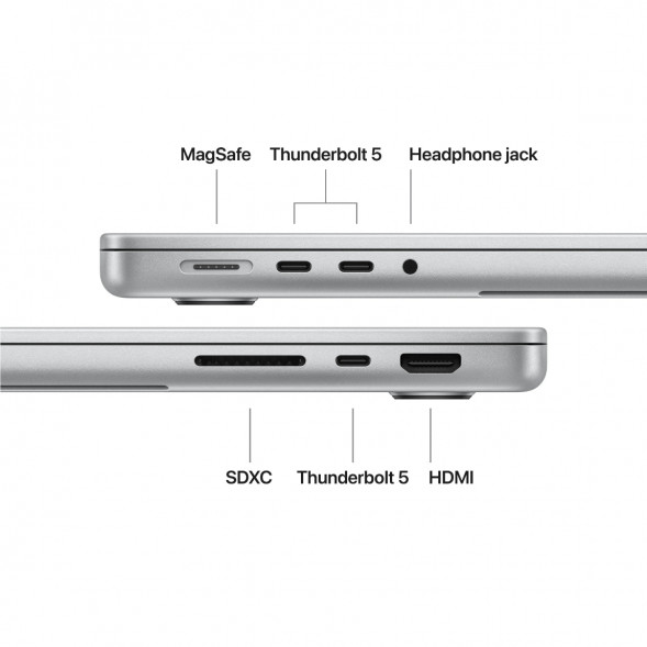 Ноутбук Apple MacBook Pro 14 2026 MJLV4 (M5 Pro 16-Core GPU, 24GB/2TB), Серебристый/Silver в Махачкале