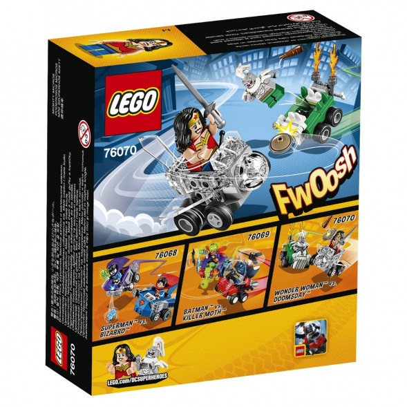 Конструктор LEGO Super Heroes 76070 Mighty Micros: Чудо-женщина против Думсдэя в Махачкале