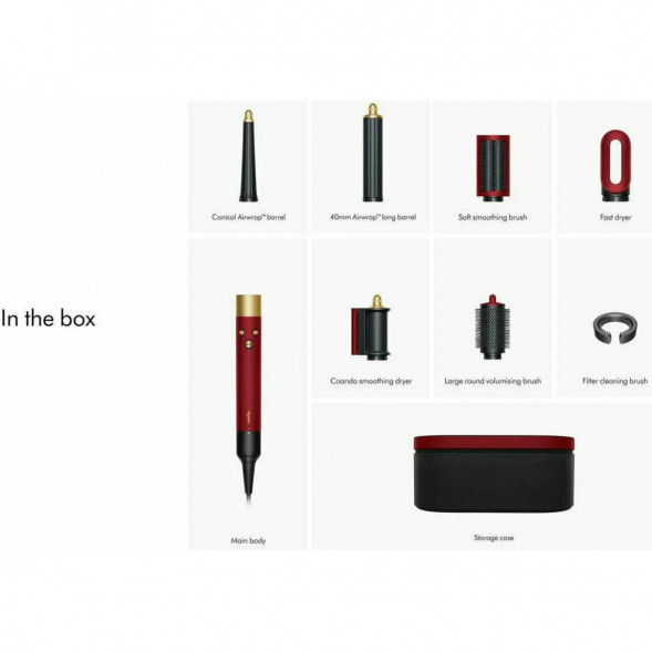 Стайлер Dyson Airwrap i.d. HS08 Straight+Wavy, Red Velvet/Gold (596927-01) в Махачкале