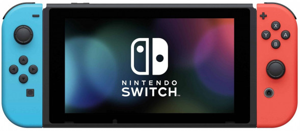 Игровая приставка Nintendo Switch rev.2 32 ГБ, красный/синий в Махачкале
