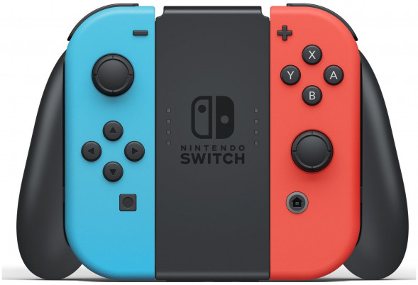 Игровая приставка Nintendo Switch rev.2 32 ГБ, красный/синий в Махачкале