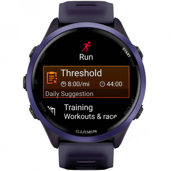 Умные часы Garmin Forerunner 570 47 мм Indigo Aluminium/Translucent Imperial Purple/Indigo 010-02971-02 в Махачкале