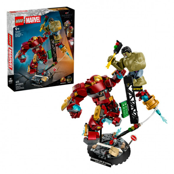 Конструктор LEGO Super Heroes 76343 Легендарная битва Халкбастера против Халка в Махачкале