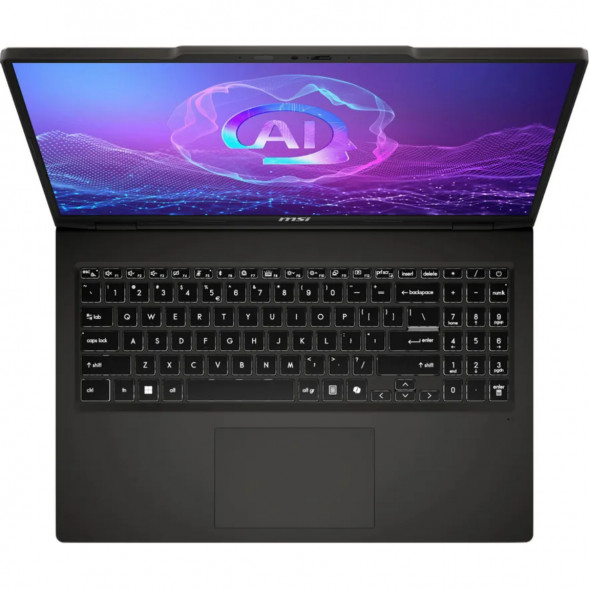 Ноутбук MSI VenturePro 16 AI A2HVEG-033XRU (16&amp;quot;, OLED, Intel Core Ultra 7 255H 2ГГц, 16 ядер, 16ГБ DDR5, 1ТБ SSD, NVIDIA GeForce RTX 4050 - 6 ГБ, FreeDOS), серый в Махачкале