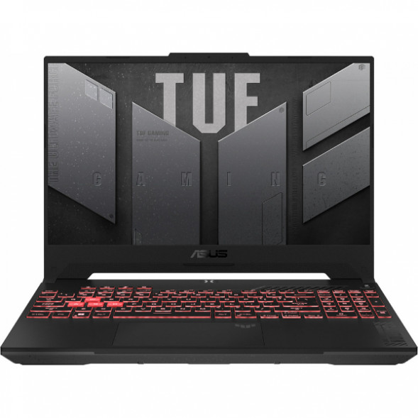 Ноутбук ASUS TUF Gaming 15 FA507NV-LP160 AMD Ryzen 5 7535HS, RAM 16 ГБ, SSD 512 ГБ, NVIDIA GeForce RTX 4060 для ноутбуков (8 Гб), Без системы, (90NR0E85-M00DT0), серый в Махачкале